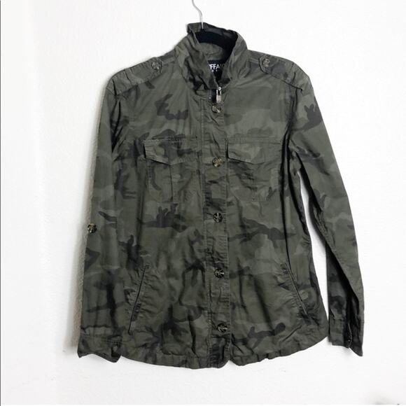 Buffalo David Bitton camouflage jacket neutral casual street wear size S - Picture 1 of 5